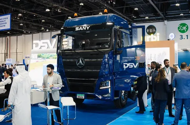 Электрический SANY на выставке Mobility Live ME