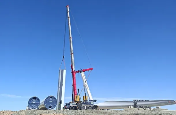 Обуздание ветра: первый подъем SAC6000T7 в Южной Африке