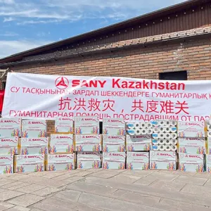 Усилия по оказанию помощи после наводнений в Казахстане