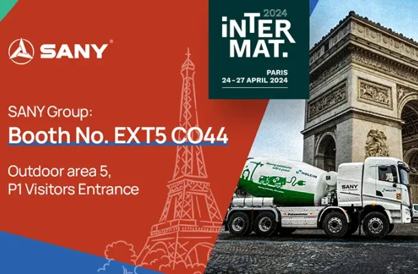 Движение вперед: SANY продемонстрирует свои экологичные новинки на выставке INTERMAT 2024