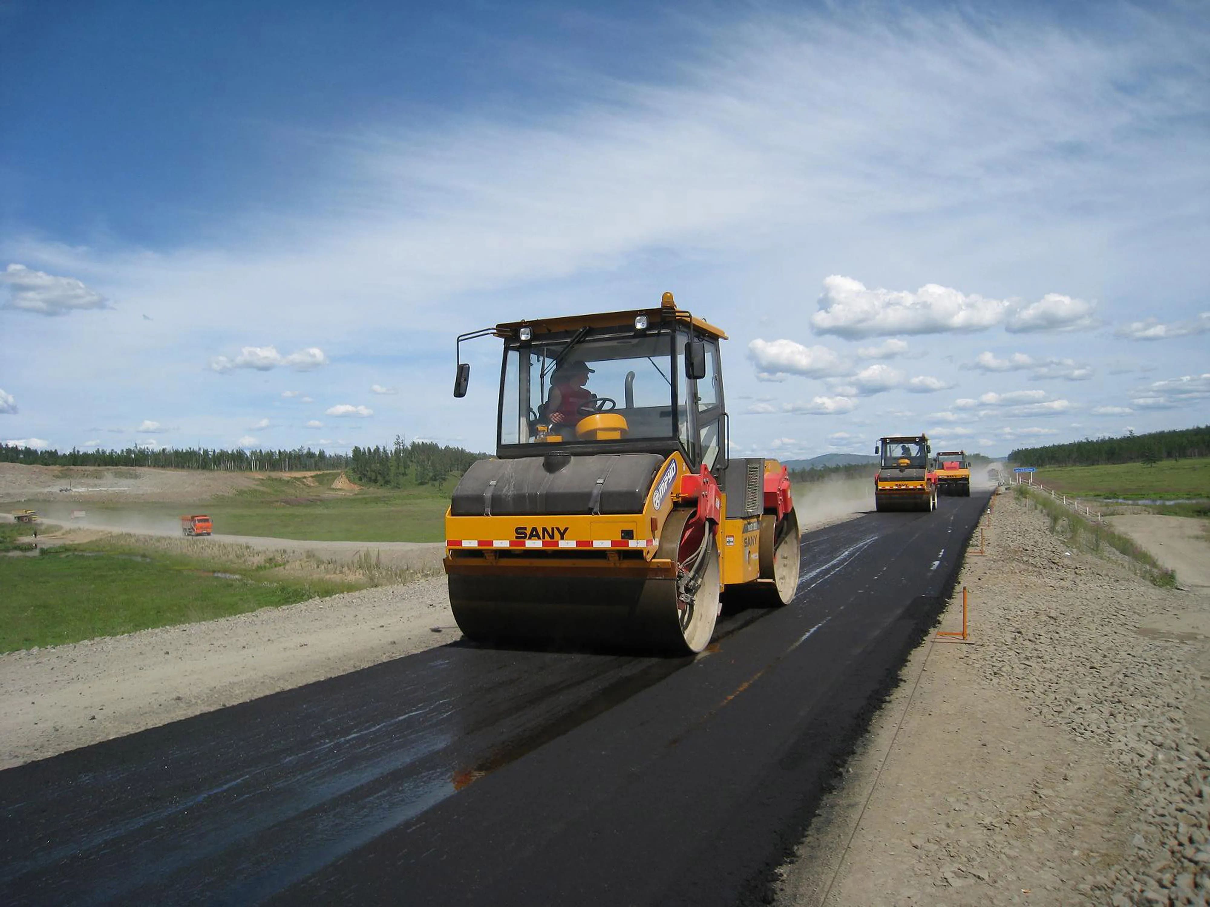 Пневмоколесные катки