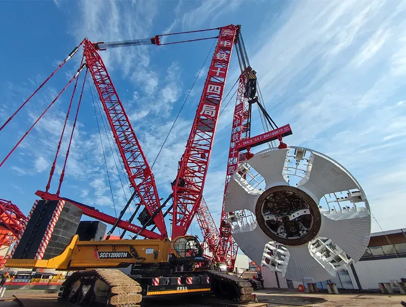 Кран SANY поддерживает строительство самого длинного в мире подводного тоннеля