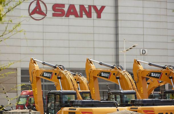 Новый склад SANY предназначен для улучшения обслуживания клиентов