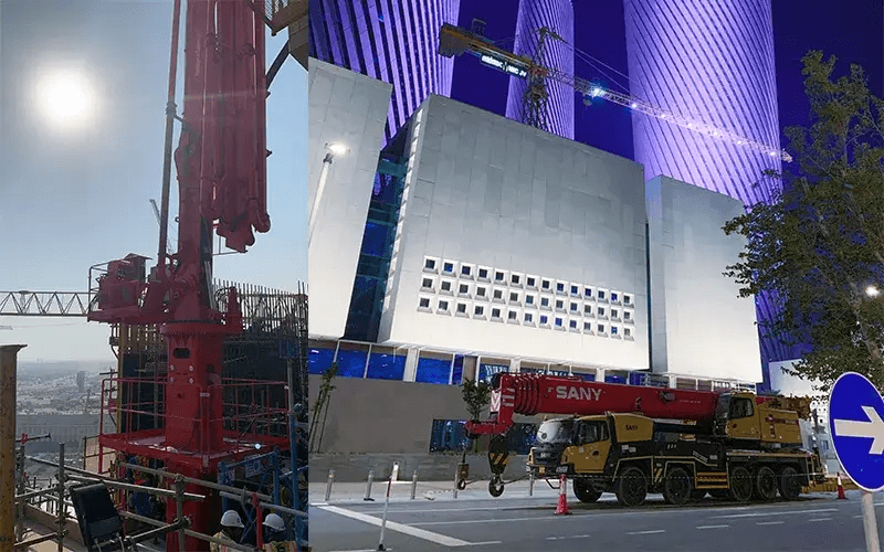 Ведущая роль компании SANY в строительстве самого высокого здания Катара