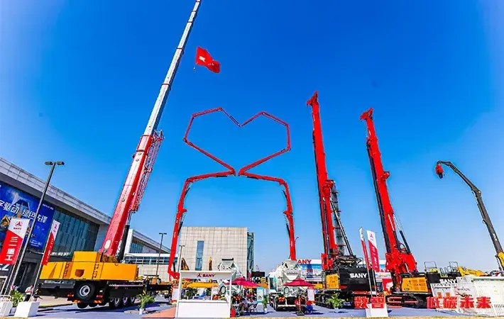 SANY демонстрирует достижения в области "трех трансформаций" на выставке в Пекине