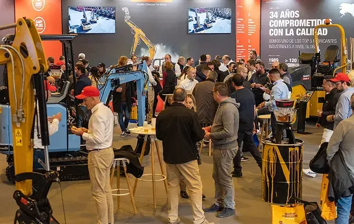 SANY Iberia выделяется на выставке SMOPYC 2023