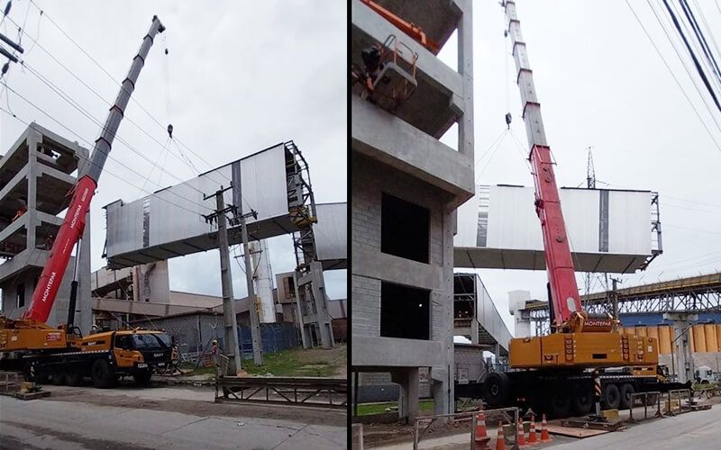 Краны SANY работают в Бразилии