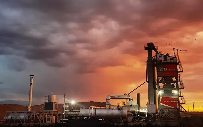 Асфальтобетонные заводы SANY вдохнули новую жизнь в инфраструктуру Казахстана