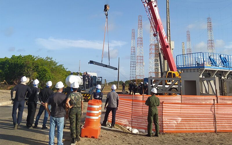 Оборудование SANY используется на бразильском космодроме