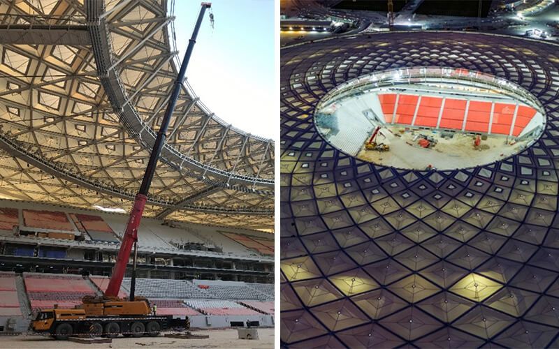 SANY помогает строить стадион FIFA 2022 в Катаре