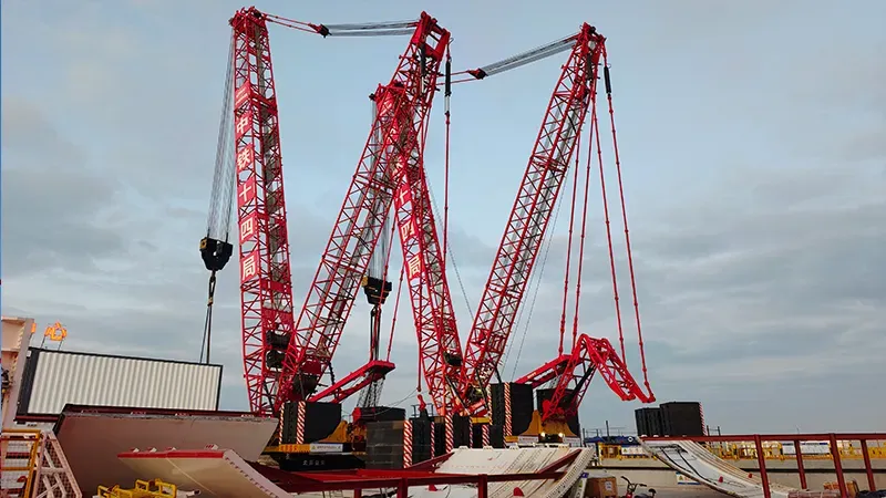 Кран SANY поддерживает строительство самого длинного в мире подводного тоннеля